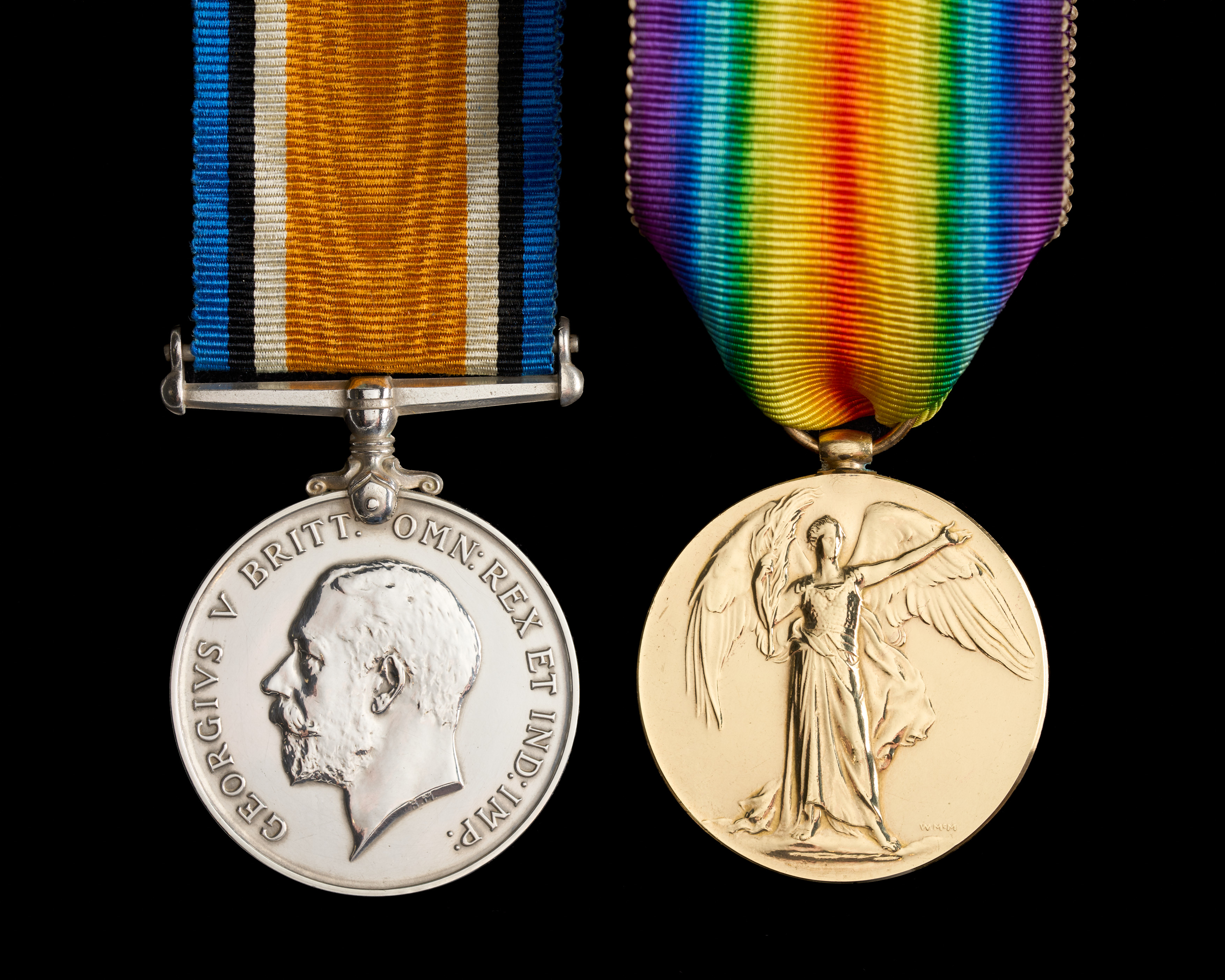 Henry George Christopher Dimery : (L to R) British War Medal; Allied Victory Medal